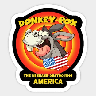 Donkey Pox Sticker